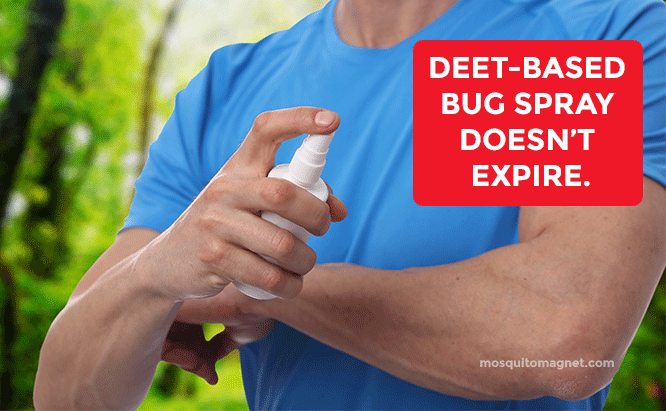 DEET-Based bug spray doesn't expire