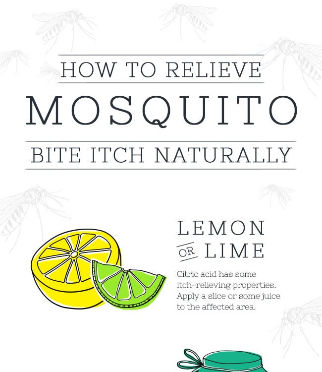 How to Relieve Mosquito Bite Itch Naturally - Lemon/Lime