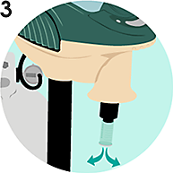 Step 3: Secondary attractant mixed with CO<sub>2</sub> attracts mosquitoes. Step 3: Secondary attractant mixed with CO<sub>2</sub> attracts mosquitoes.