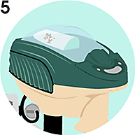 Step 5: Mosquitoes dehydrate and die in the net. Step 5: Mosquitoes dehydrate and die in the net.